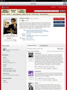Premières images de l’application Netflix
