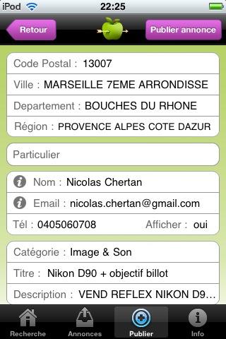 [News : Apps] VenteParfaite, publiez directement de votre iPhone