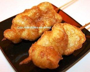 tempura de poulet au réglisse par les marmites en émoi...