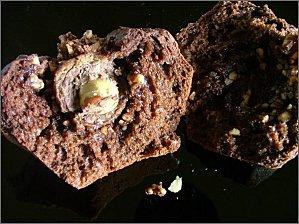 Gâteau noisette & chocolat, coeur de ferrero