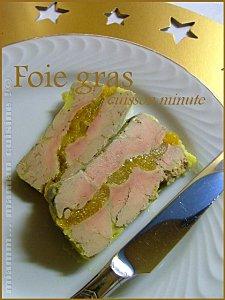 Foie gras, cuisson micro