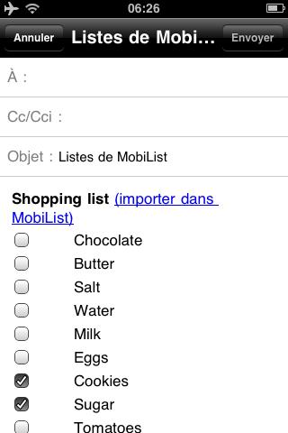 [News : Apps] MobiList, simplifiez vous les courses !