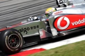Hamilton au grand prix de Malaisie