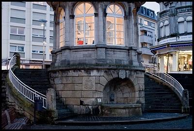 Differdange, à la tombée du soir