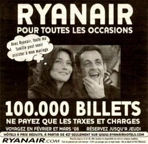 sarkozy ryanair