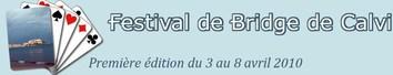 Festival de Bridge à Calvi / 1ère édition : Le programme jusqu'au 8 Avril