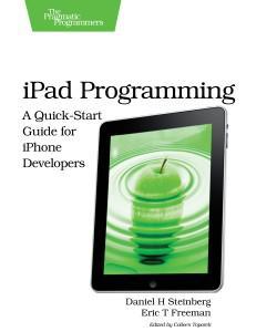 Un ouvrage de programmation dédié iPad