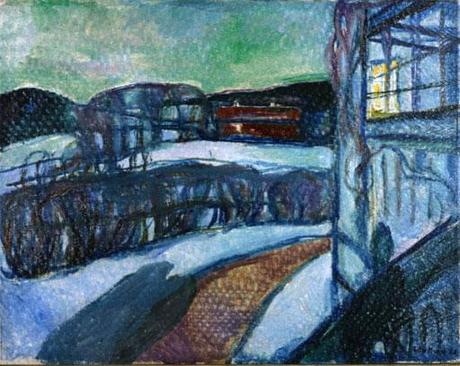 Munch - Nuit d'hiver, 1923