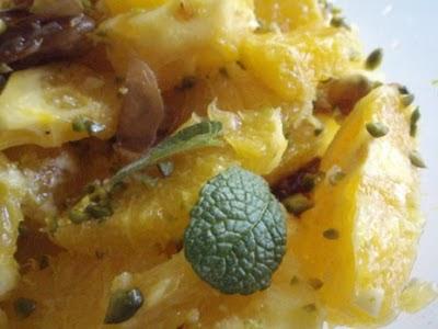 Salade d'oranges aux dattes