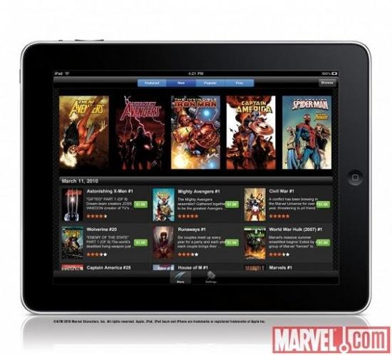 Marvel sur iPad séduit déjà les fans de comics