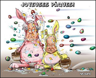 Caricatures : semaine du 29 mars au 4 avril 2010