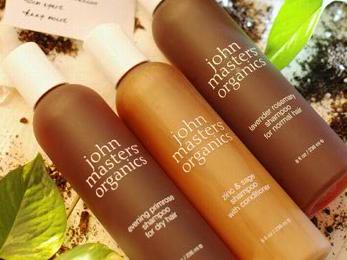 Trois shampooings John Masters Organics