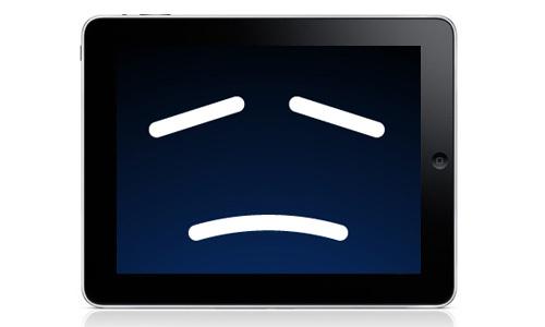 ipad déception vente