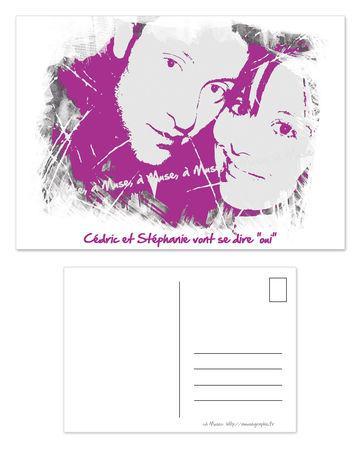 Faire-part aquarellé pop c_dric_et_stef_aquarall_s_carte_postale_rvb_copyright