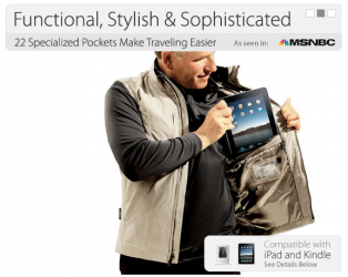 Où ranger son iPad ? Une ligne de fringues compatibles...