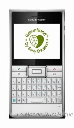 Sony Ericsson GreenHeart Aspen : L’écologie pour vendre un téléphone pro.