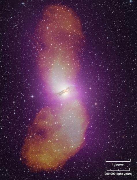 Les lobes radio de la galaxie active Centaurus A sont aussi des émetteurs très intenses de rayons gamma