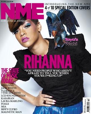 Rihanna en couverture de NME