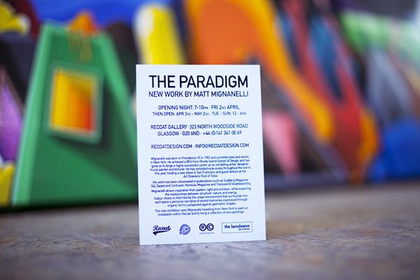 MATT MIGNANELLI – THE PARADIGM – GLASGOW – OPENING