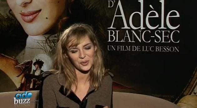 Les Aventures extraordinaires d'Adèle Blanc-Sec ... l'équipe du film en Interview vidéo !!