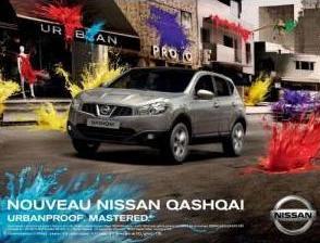 Pub Nissan Qashqai - Artistic Paintball