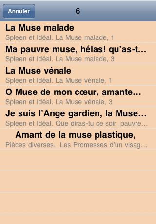 [News : Apps] Baudelaire : Fleurs du Mal et d’autres poèmes