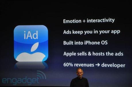 iPhone OS 4.0 – Tient ses promesses et réinvente la pub en ligne.