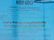 Retour vente privée KENZO d'avril 2010
