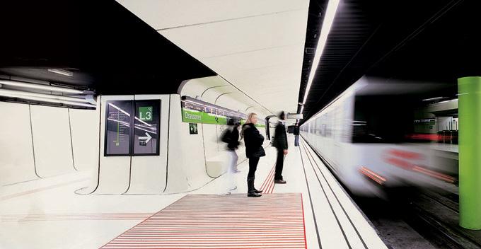 Station de métro Drassanes - Barcelone - 3
