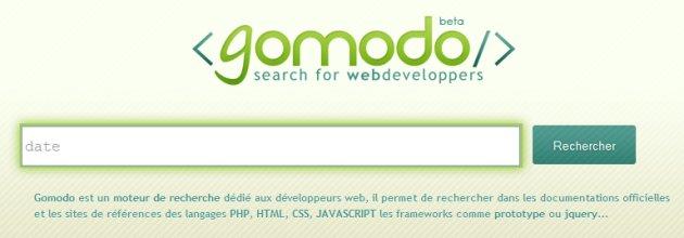 Gomodo, Moteur de recherche pour développeur