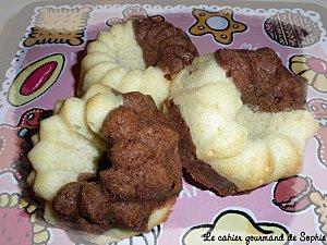 Financiers choco-vanille (Magali)