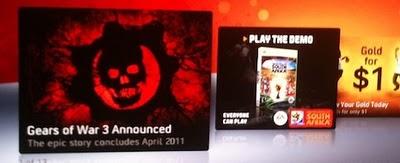 Gears of War 3 annoncé par erreur