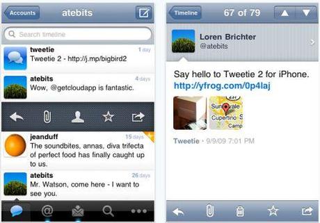 Twitter rachète le client iPhone Tweetie