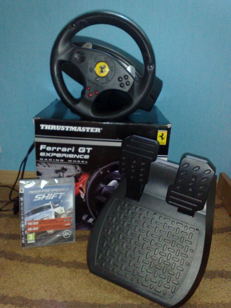 Test du volant thurstmaster Ferrari Gt plus concours…