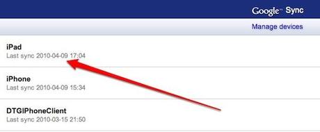 choix-appareil choix appareil iPad Google Sync: Comment synchroniser plusieurs agendas Google