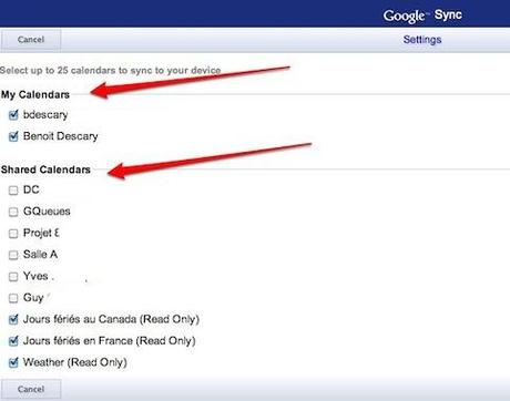 google agenda 1 iPad Google Sync: Comment synchroniser plusieurs agendas Google