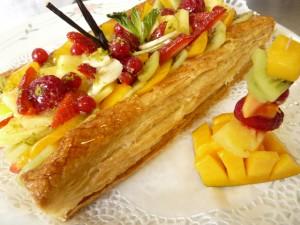 Tarte feuilletée aux fruits