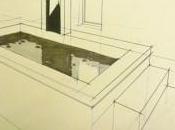 Rough d’une baignoire représenter l’eau