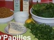 Salade pâtes épinards