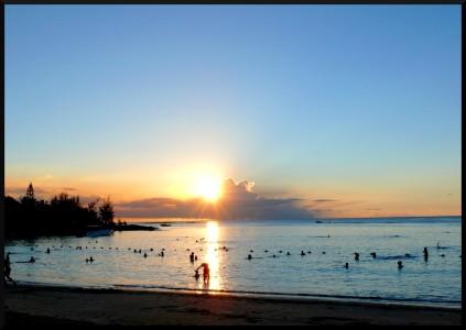 coucher de soleil sur Pereybeyre