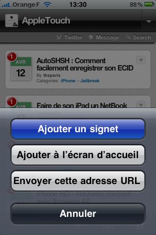 TUTO : Fonction Ctrl+F sur iPhone SANS jailbreak