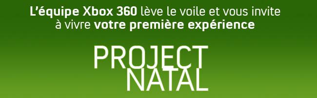 Project Natal : 1er contact demain