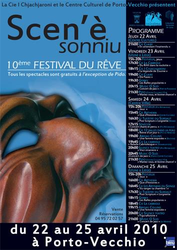 10ème Festival du rêve à Porto-Vecchio du 22 au 25 Avril : Le programme.