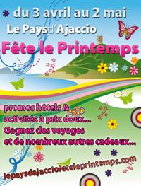 Ajaccio fête de le Printemps : Programme du jour