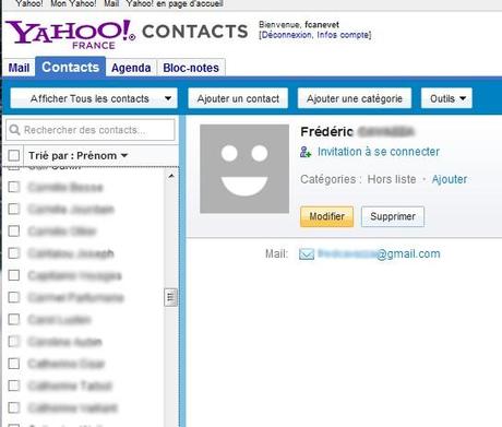 importer les données de facebook