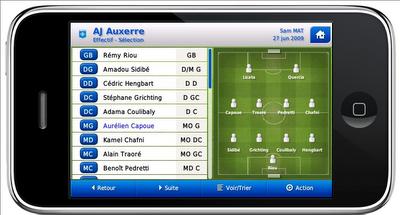 Football Manager 2010 disponible sur iPhone