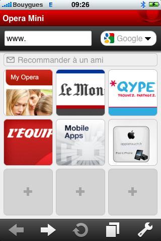 TEST Opera Mini : Le navigateur web est sur l’appstore