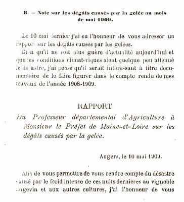 ..GROSSES GELÉES mai 1909.
