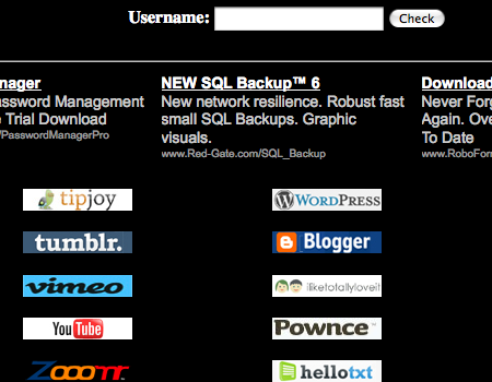 UserNameCheck UserNameCheck