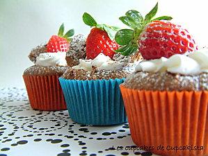 Cupcakes Fraise Papillon
